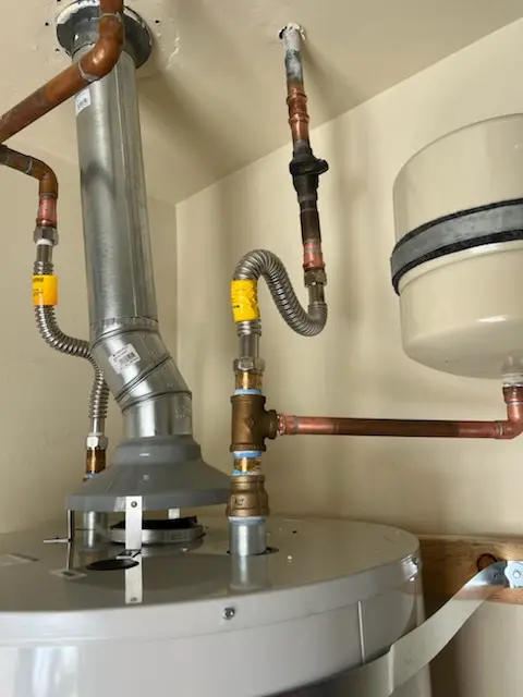 Water heater installation and plumbing repair in Howersville