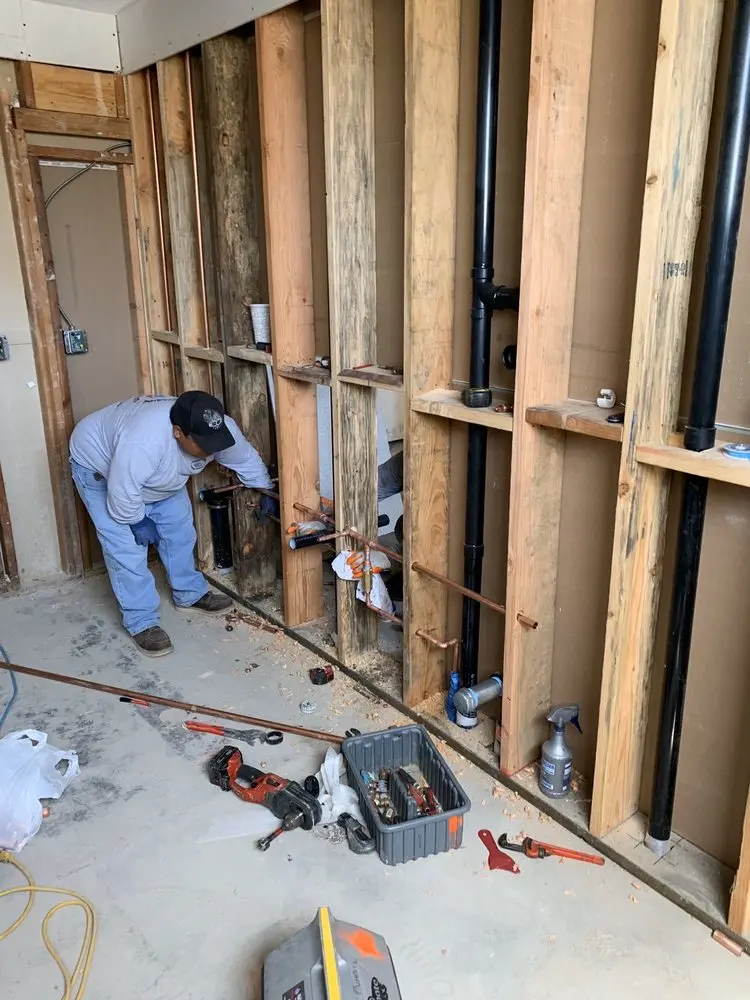 Commercial rough-in plumbing for Water Heater Replacement in Howersville